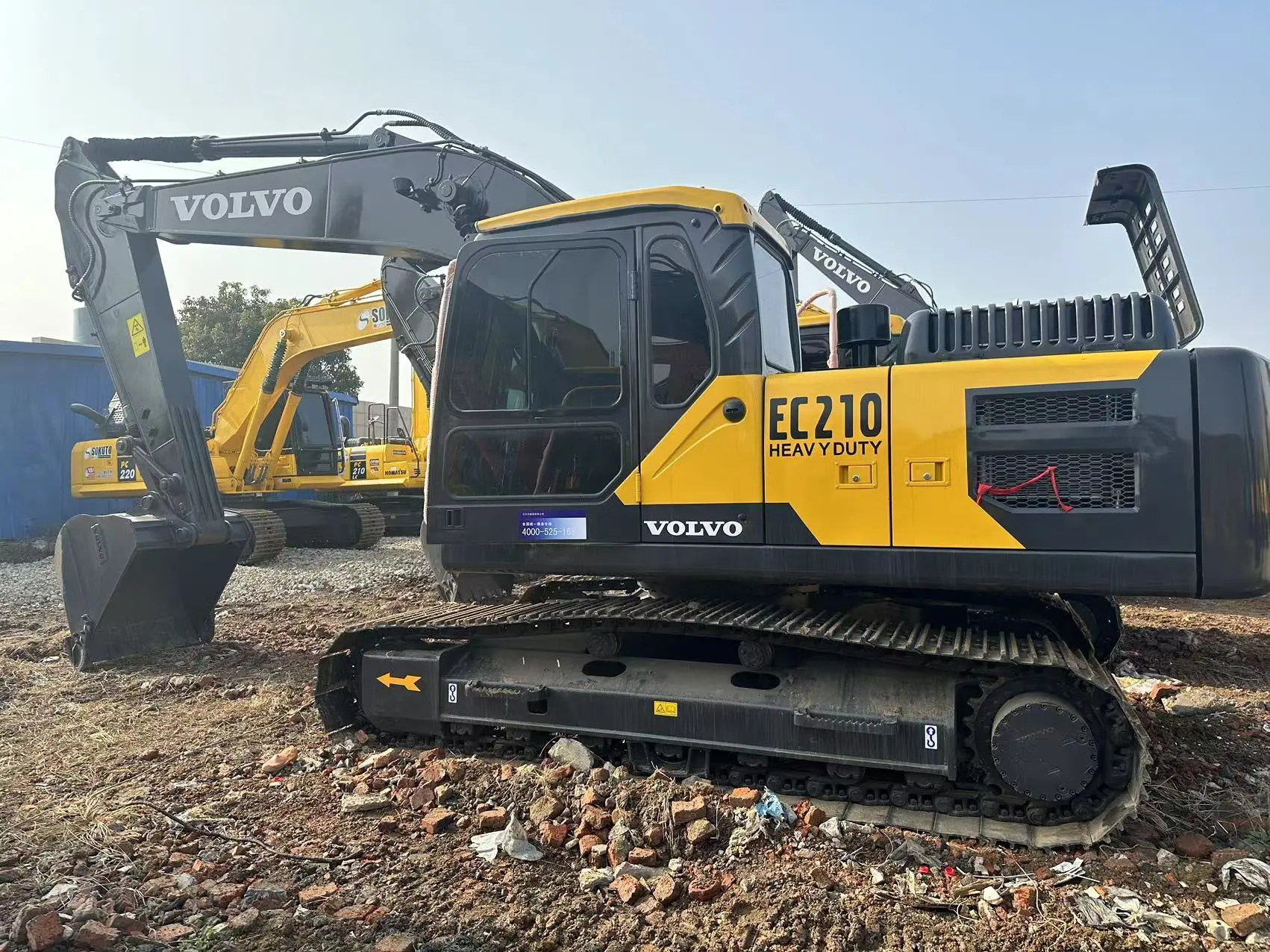 Sistema hidráulico de excavadora de orugas VOLVO EC210 2022 con motor de 110kw y cucharón de 1,2 m3 en China 1