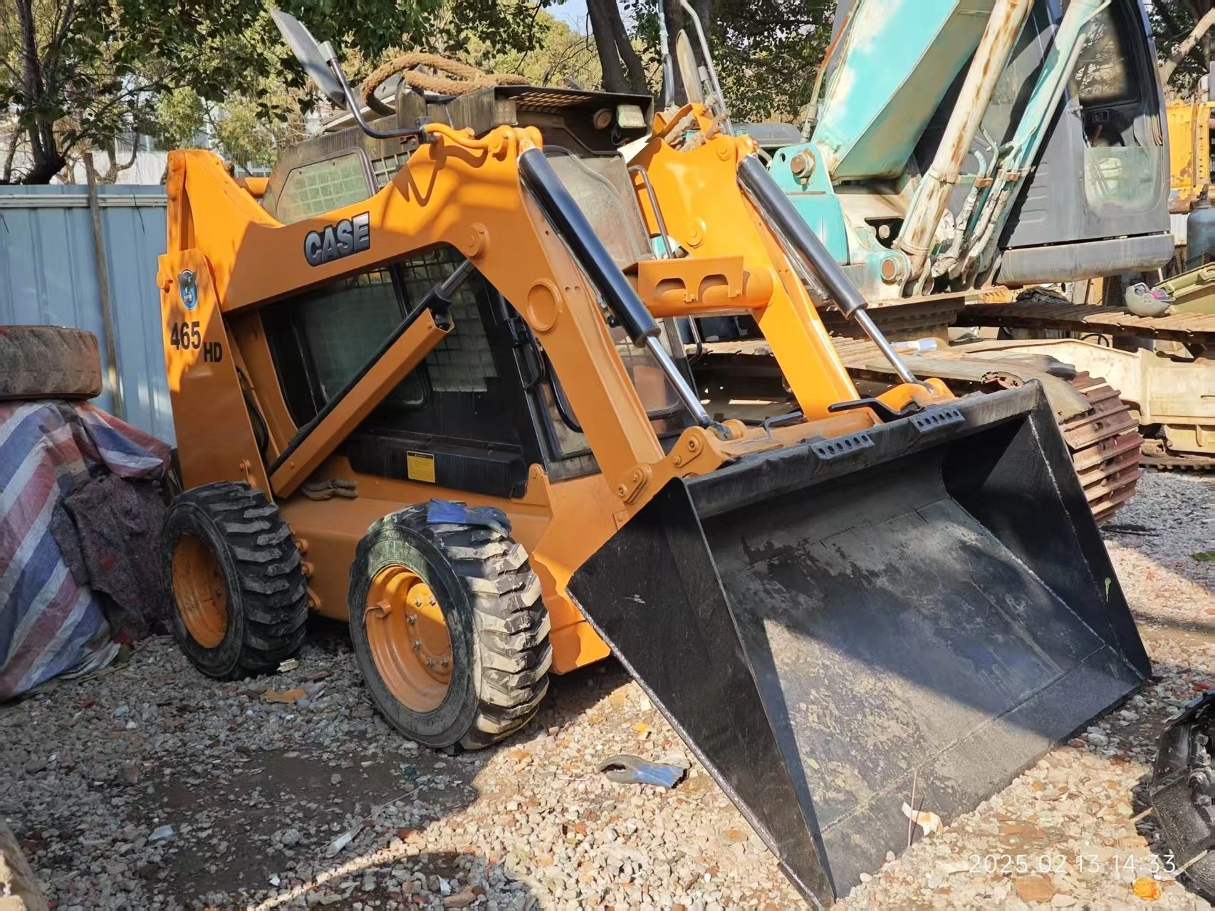 2020 CASE 465HD Used Skid Steer Loader 100% Ready to Work Mini Small Skid Steer Loader 1