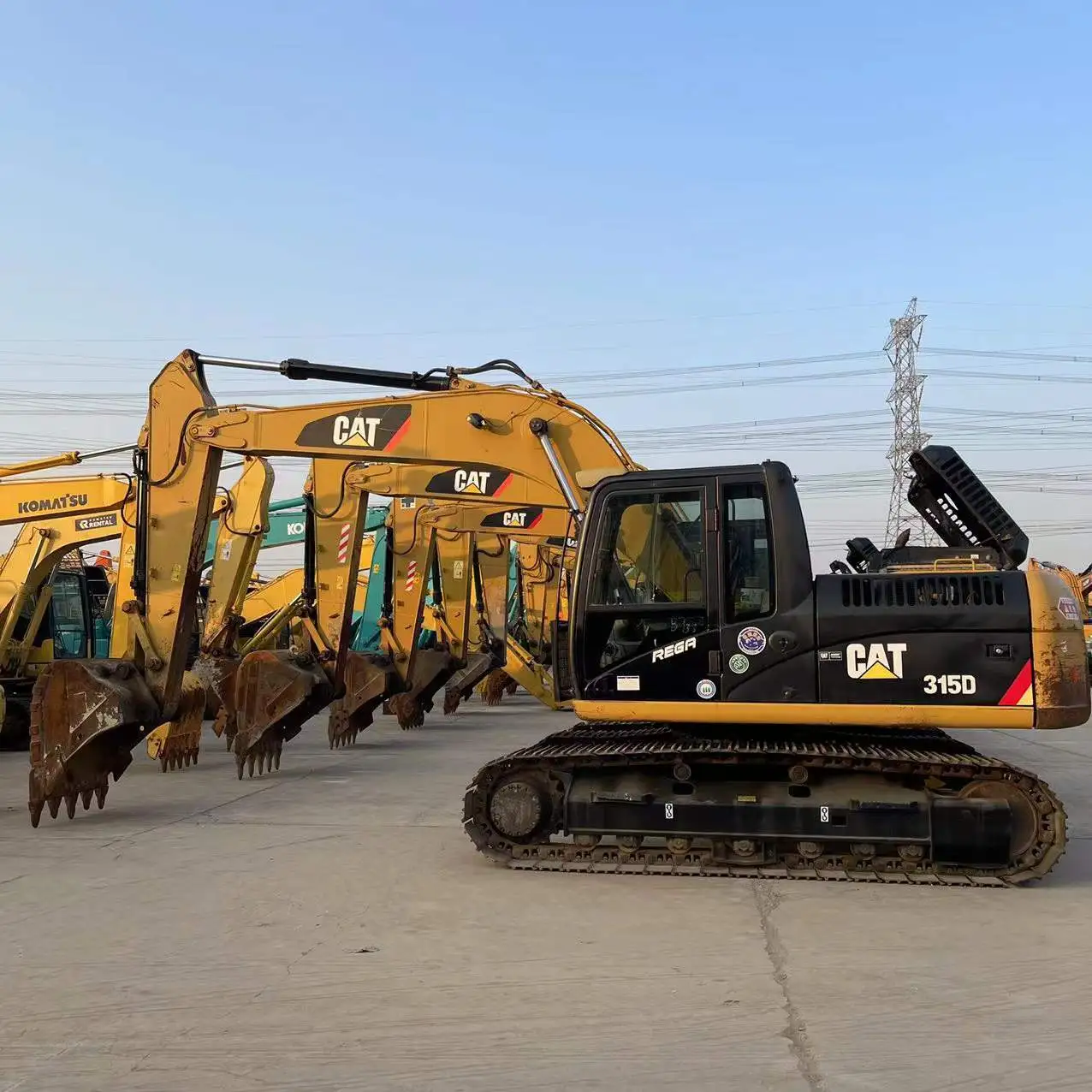 Pelle sur chenilles d&39;occasion CAT 315D 2018, livraison rapide en stock à Shanghai 1