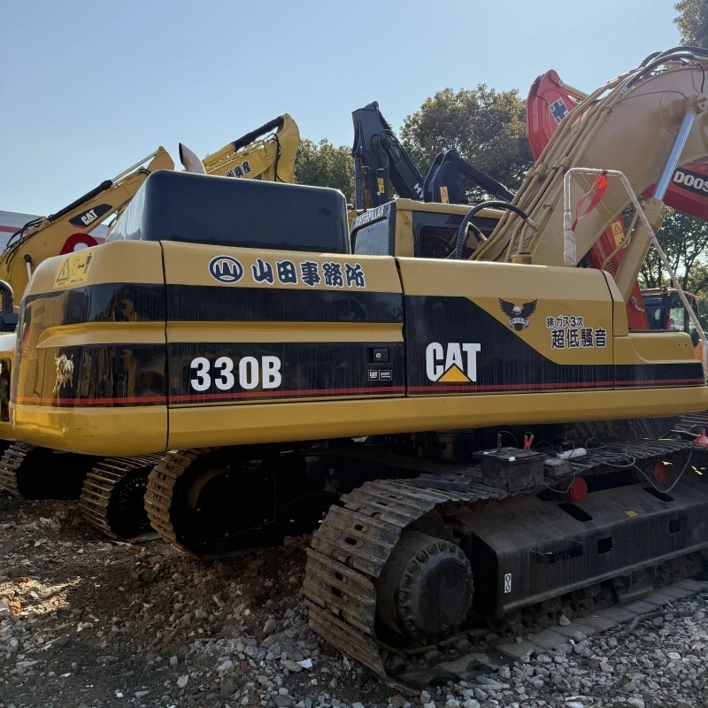 Pelle sur chenilles d&39;occasion CAT 330B 2001 Machine de pelle d&39;occasion de haute qualité à vendre à Shanghai 1