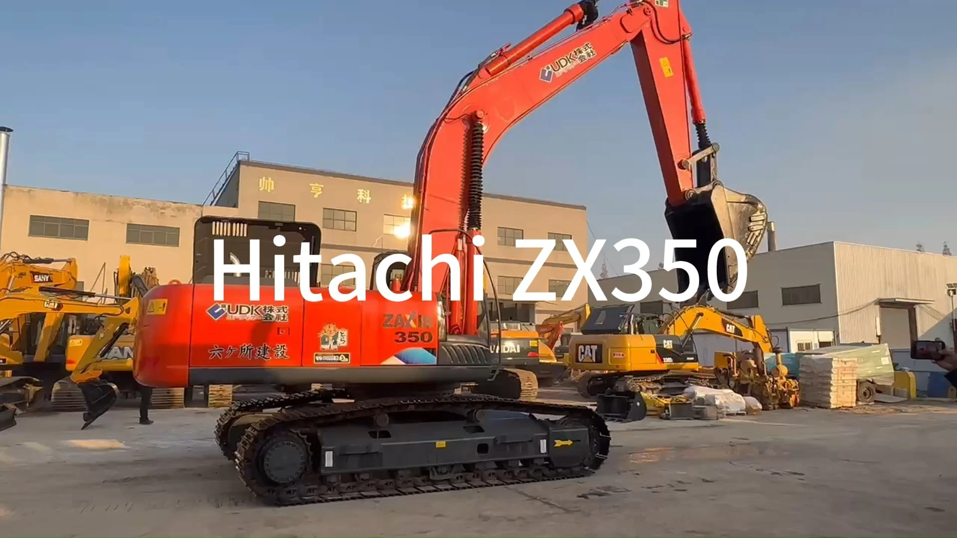 Excavatrice Hitachi ZX350 2018 Machine de pelle d&39;occasion de haute qualité Bonnes performances en stock à vendre 1