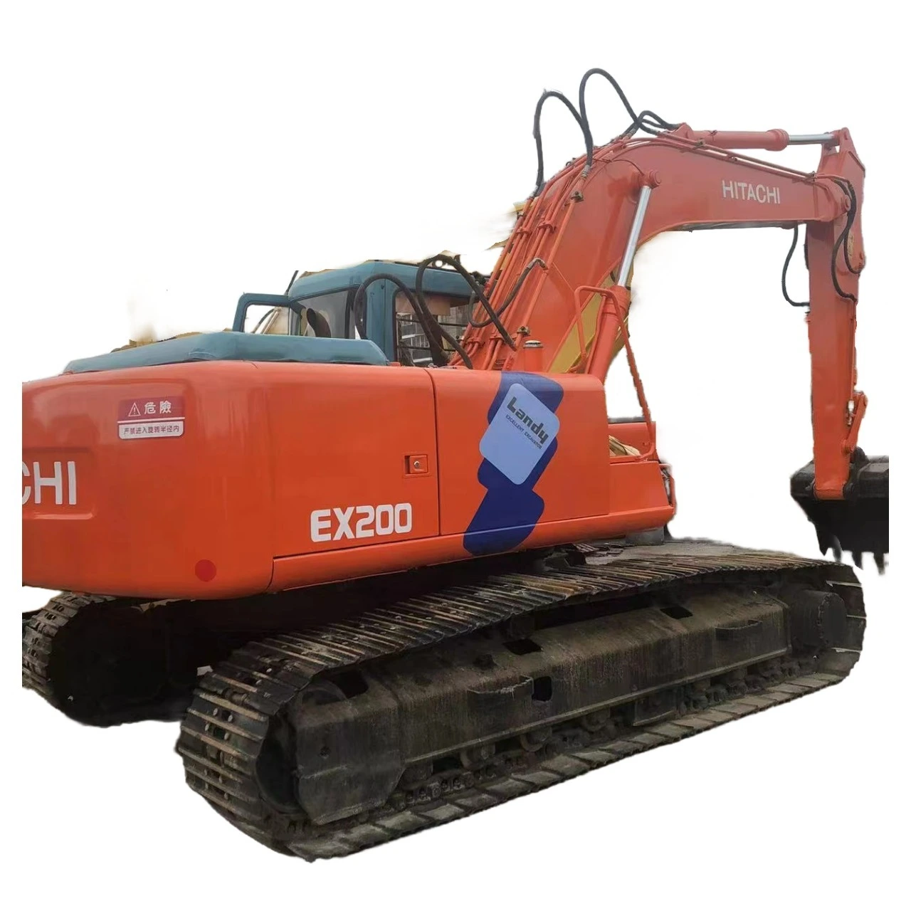 Excavatrice d&39;occasion Hitachi EX200 des années 1990 Bonnes performances Excavatrice rétrocaveuse sur chenilles d&39;occasion en stock à vendre 1
