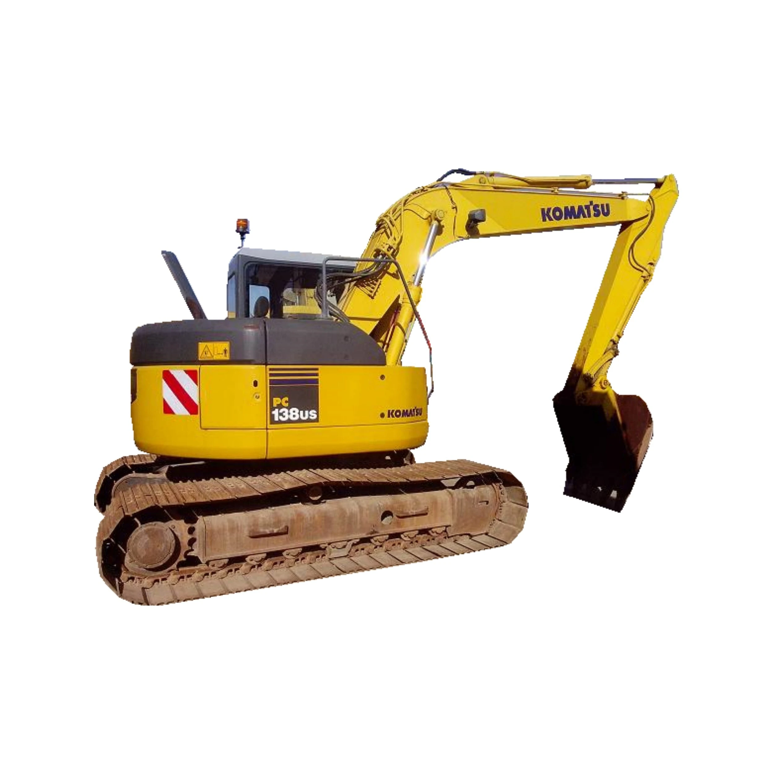 Pelle hydraulique sur chenilles Komatsu PC138US d&39;occasion de 14,8 tonnes, PC130-7 PC128US, haute qualité, 2017 1
