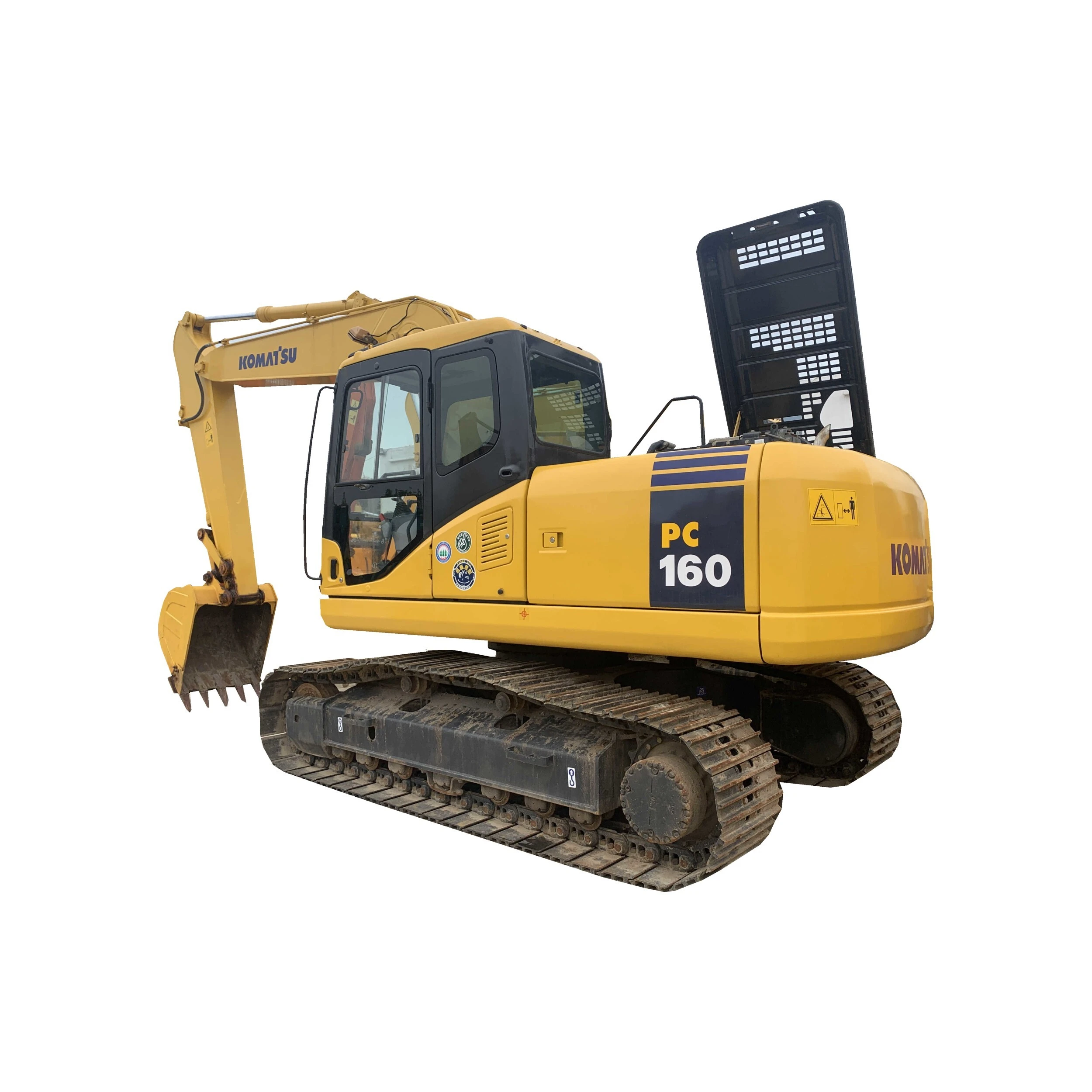 Escavatore cingolato usato Komatsu PC160-7 16 tonnellate del 2016 PC128US PC130-7 PC138US Macchina escavatrice idraulica in magazzino per la vendita 1