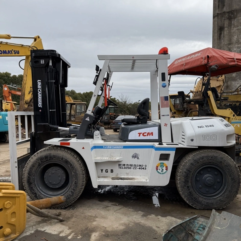 2015 TCM FD100 Used Forklift 10 Ton Mini Forklift Komatsu KOMATSU FD30 FD50 FD70 FD150 FD200 FD250 FD300 in Stock for Sale 1