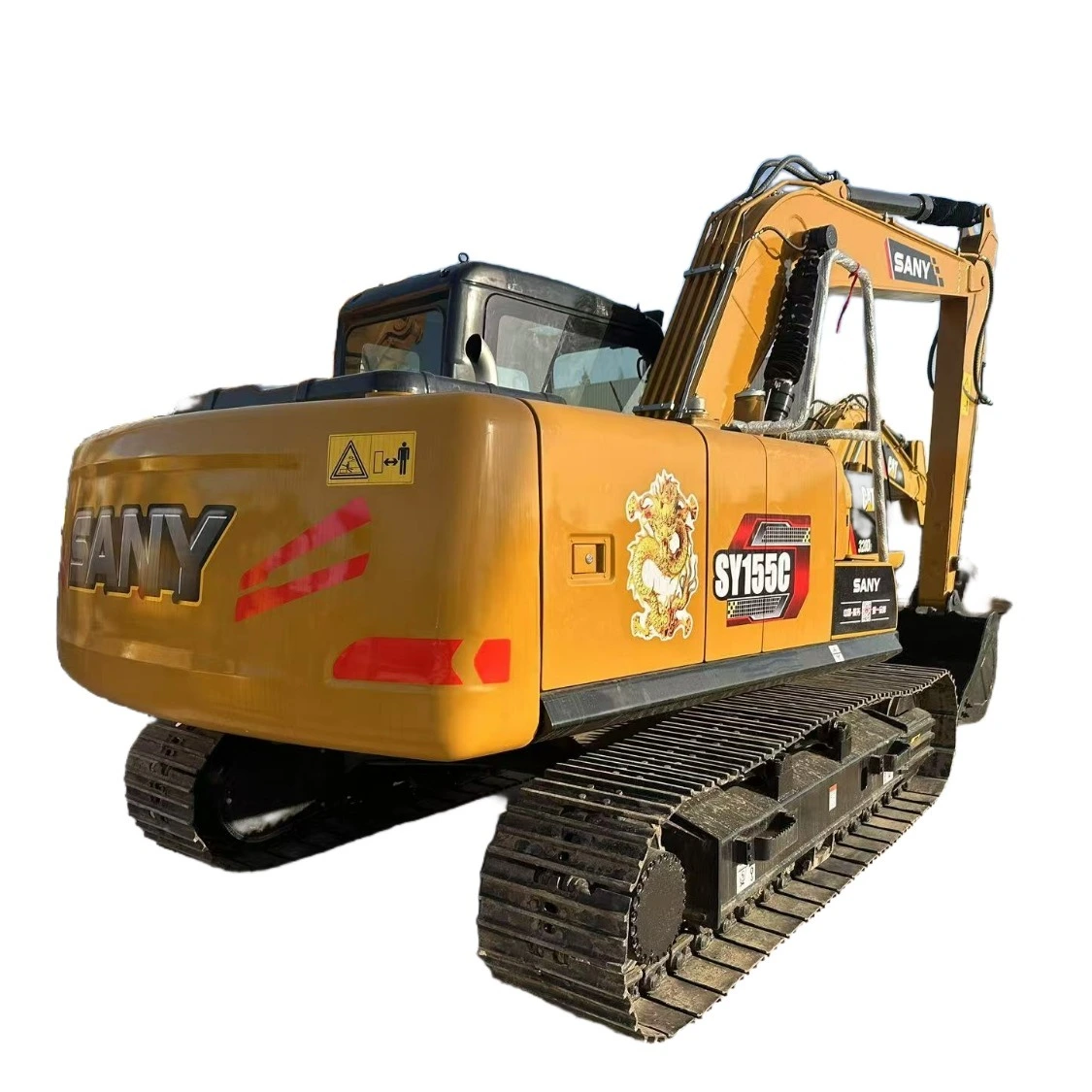 Pelle sur chenilles d&39;occasion SANY SY155C 2021 SY135C SY215C, engin de chantier, en bon état 1