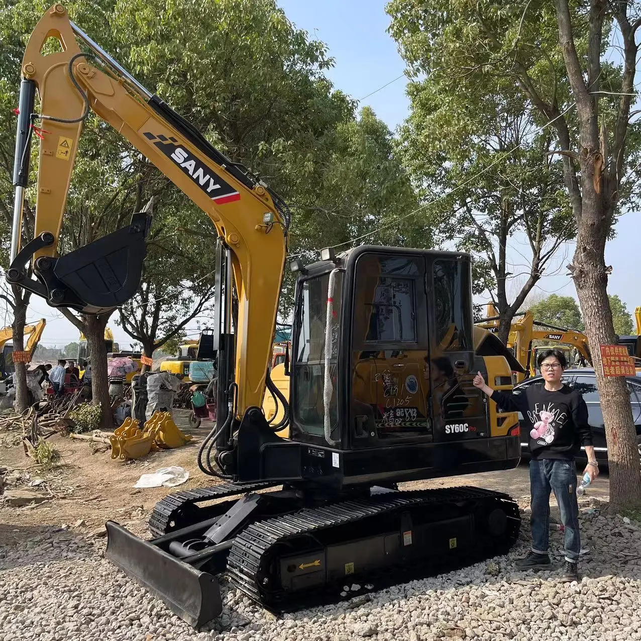 2022 SANY SY60C PRO Used Excavator High Quality Secondhand Mini Crawler Excavator SY35U SY60C SY75C SY95C in Stock for Sale 1