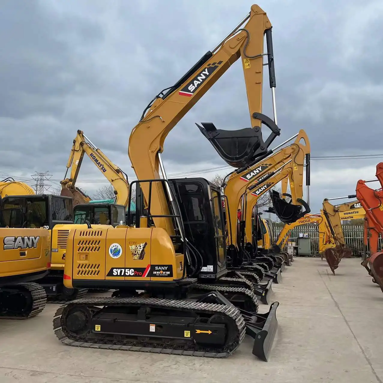 2020 SANY SY75C Used Excavator Secondhand Crawler Excavator SANY SY35U SY60C SY75C SY95C Mini Excavator in Stock for Sale 1