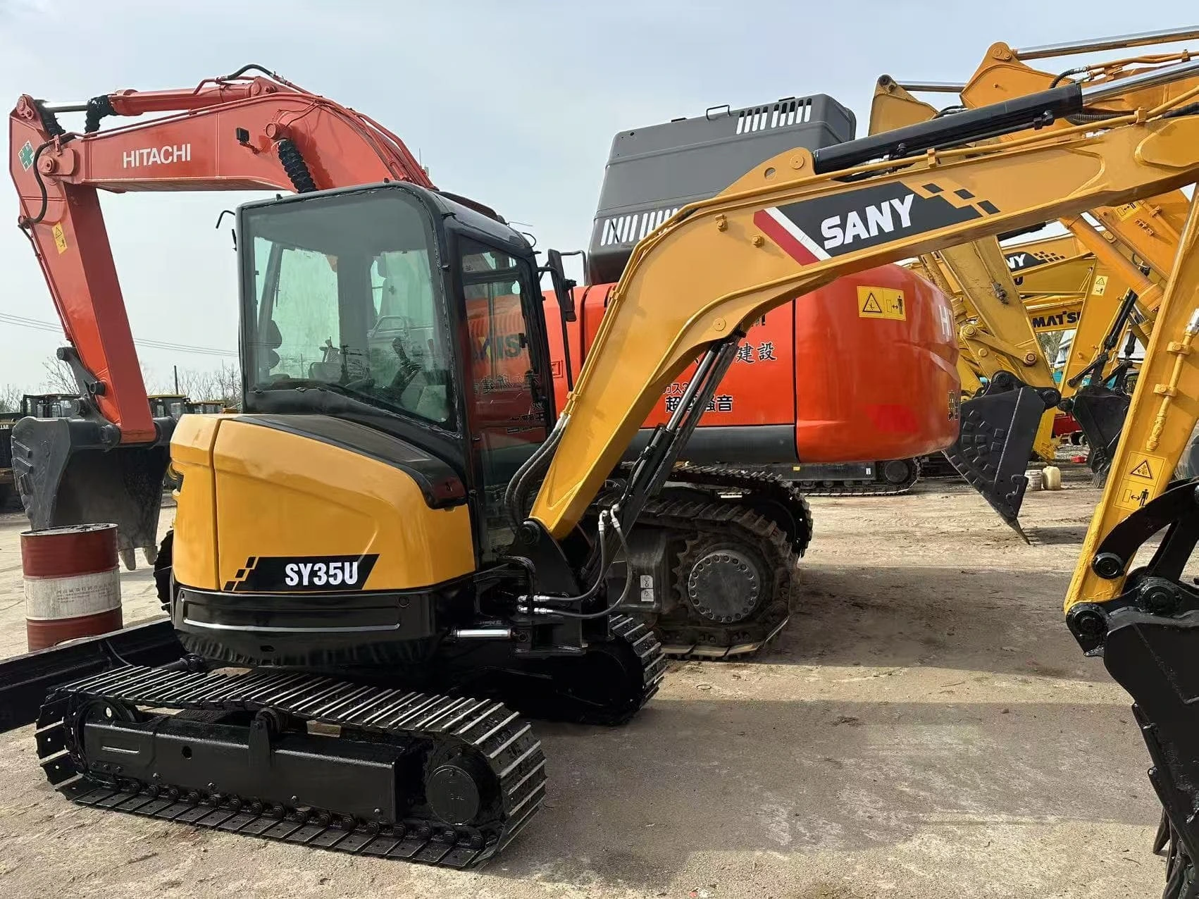 2022 SANY SY35U Secondhand Digger Machine Mini Crawler Excavator in Stock for Sale 1