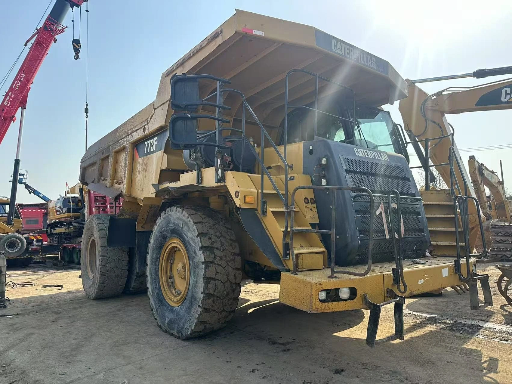 2009 CAT 773F Used Rock Truck Off-Highway Truck in Stock for Sale 1