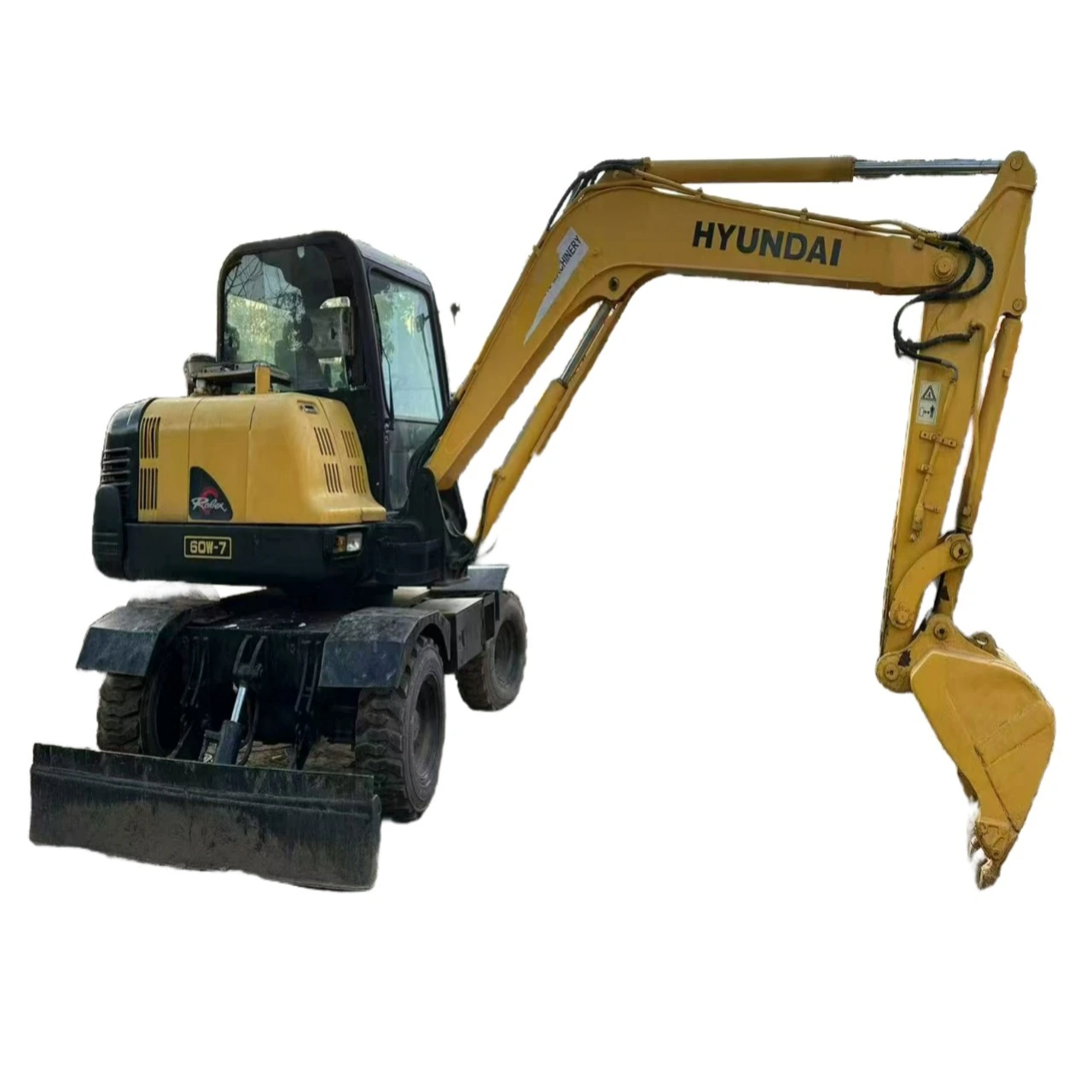 2014 Hyundai 60W-7 Used Excavator Secondhand Crawler Digger in Sahnghai Yard Global Delivery 1