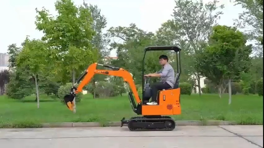 Miniexcavadora hidráulica de cadenas de 1 tonelada (2025), nueva, entrega global en Shanghái. 1