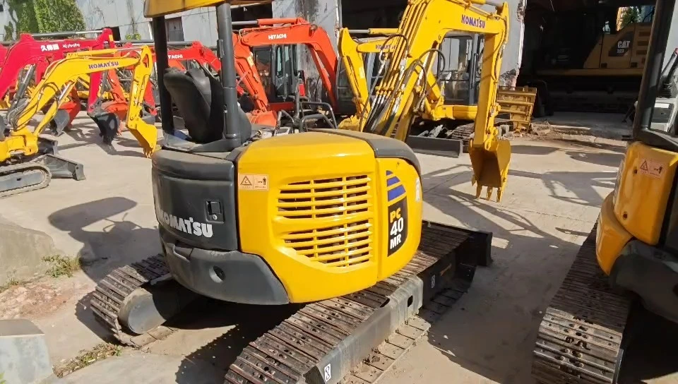 2020 KOMATSU PC40MR Used Crawler Excavator 4 Tons Secondhand Digger in Shanghai Yard 1