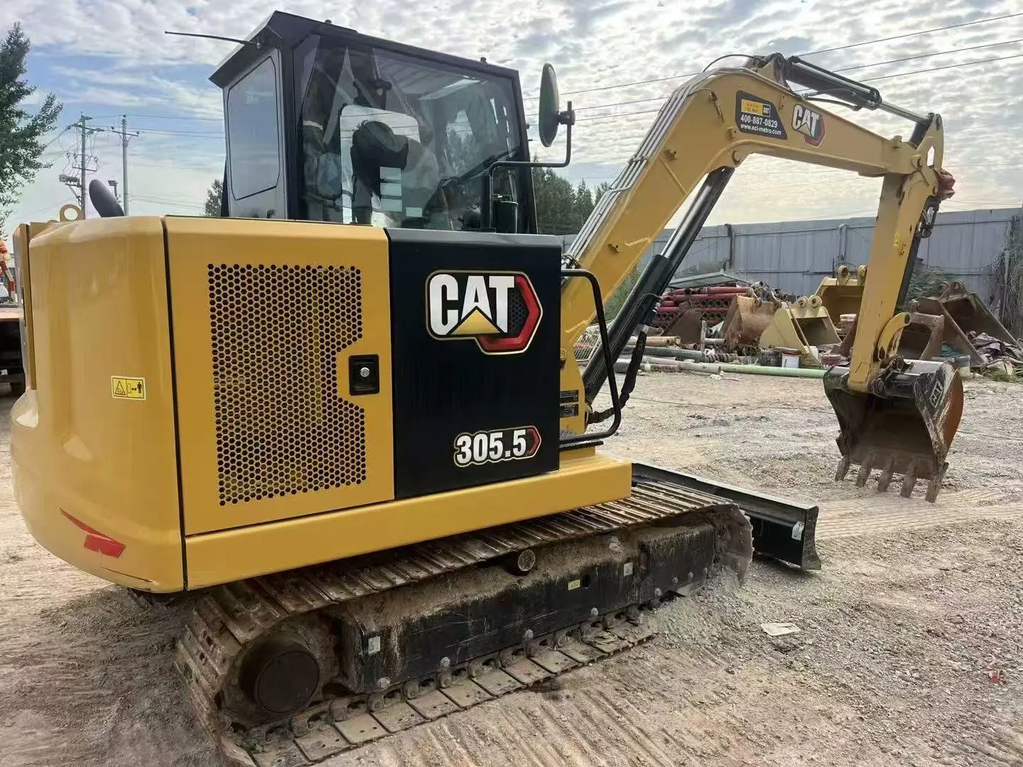 2024 CAT 305.5 306CR 307E 307.5 308E Excavatrice hydraulique Crawler 1