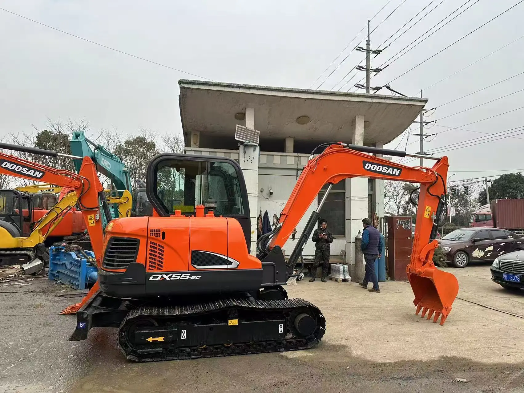 2020 Mini Doosan Compacteur DX55-9C DX60W DH60-7 DH55 Excavateur Crawler 1