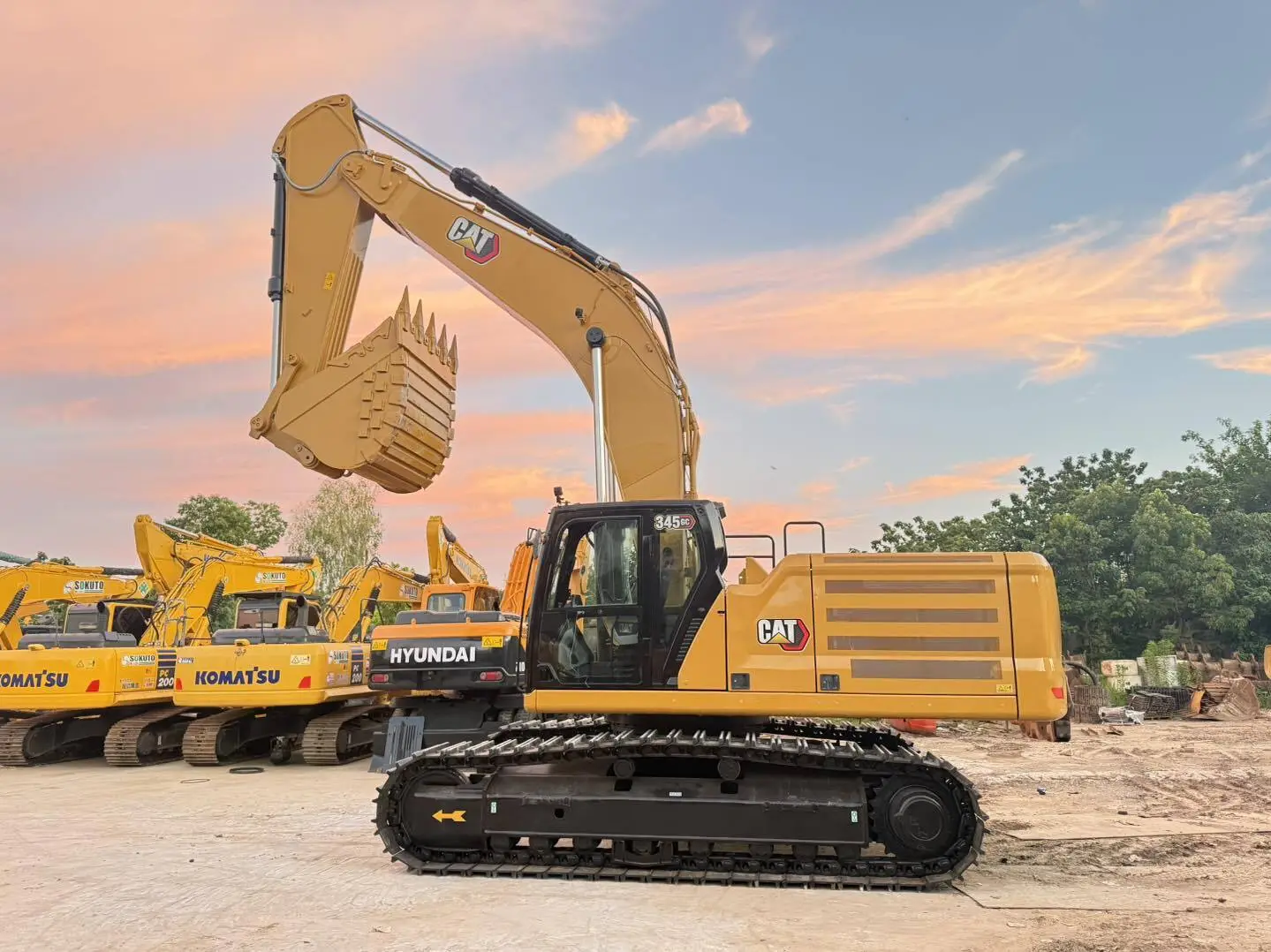 2022 CAT 345GC New Model Used Excavator Secondhand Diggers Original CAT 336D 336D2 336GC 345DL 349D2L for Sale in Shanghai 1
