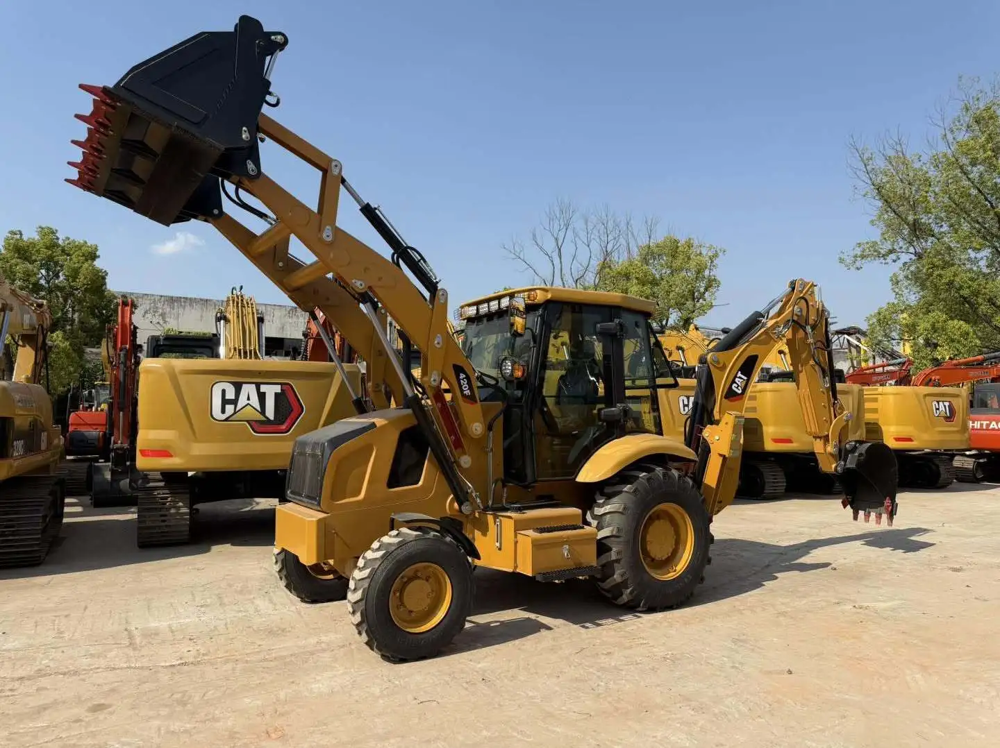 2020 CAT 420F Used Backhoe Loader Secondhand CAT 420F 420F2 High Quality Backhoe Loaders for Sale in Shanghai 1