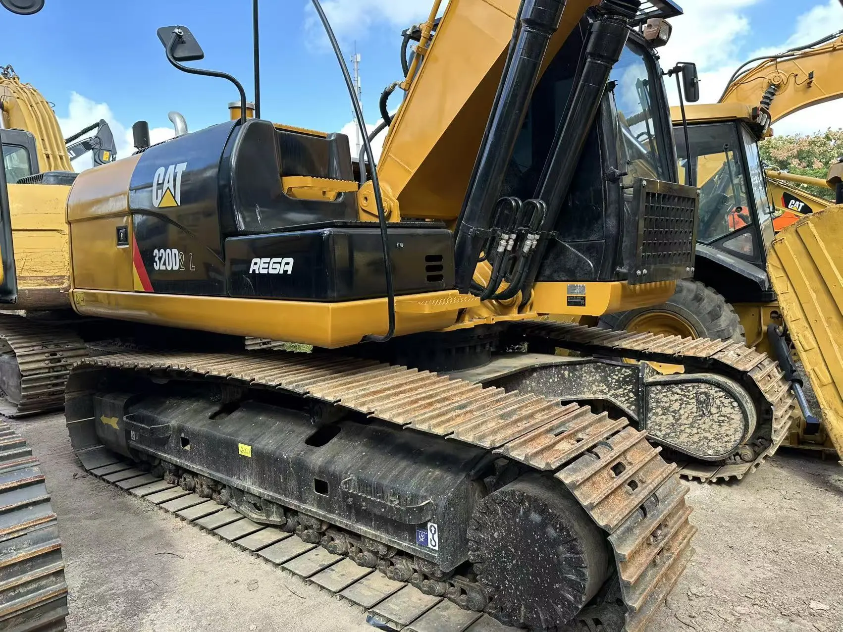 Excavadora de cadenas hidráulica usada CAT 320D2L de 20 toneladas, 2020, entrega global. 1