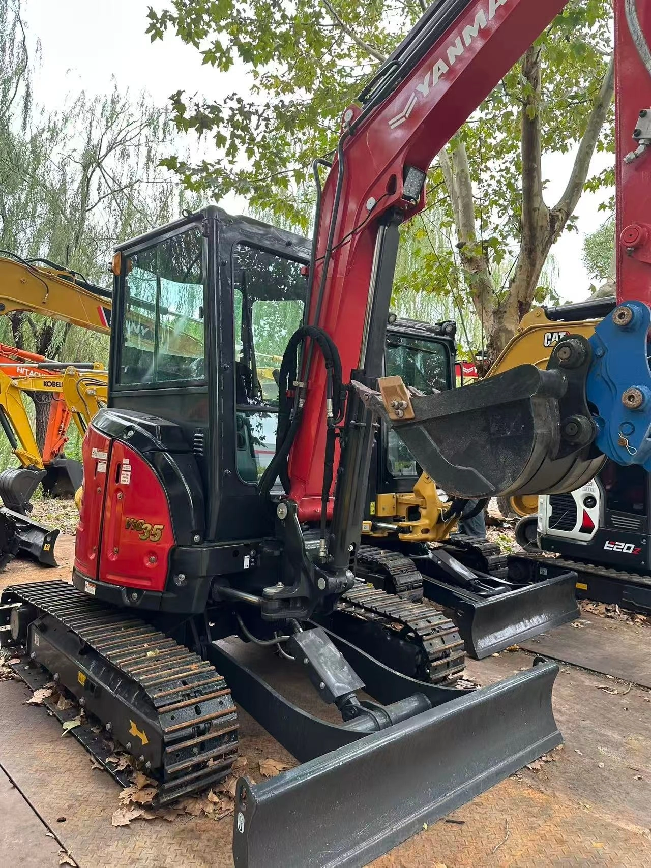 Excavadora hidráulica de cadenas Yanmar VIO55 2022 de 5,5 toneladas, entrega internacional. 1