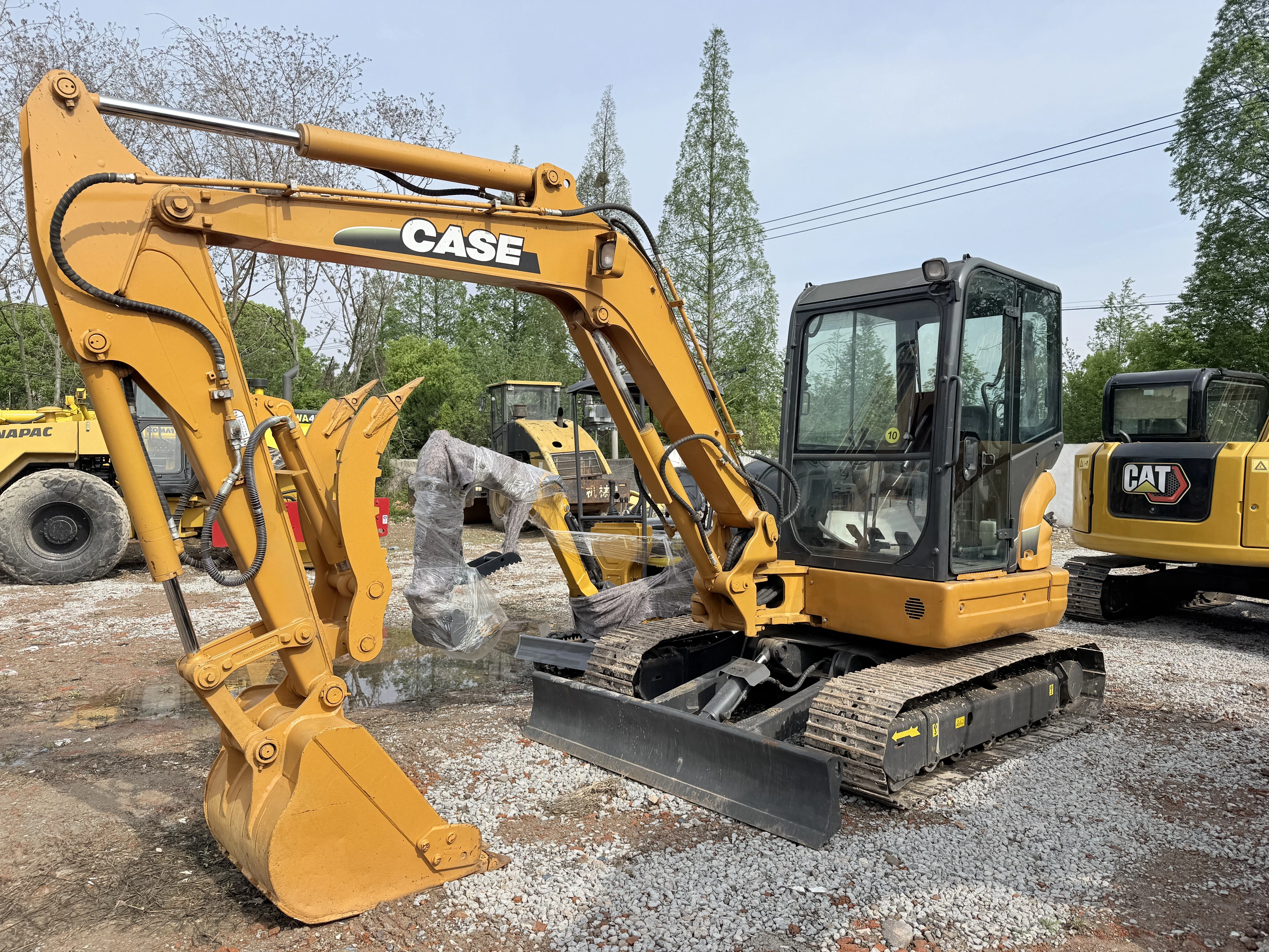 2022 CASE CX58C Used Excavator Mini 5.5 Tons Secondhand Hydraulic Crawler Digger High Quality in Shanghai Yard 1