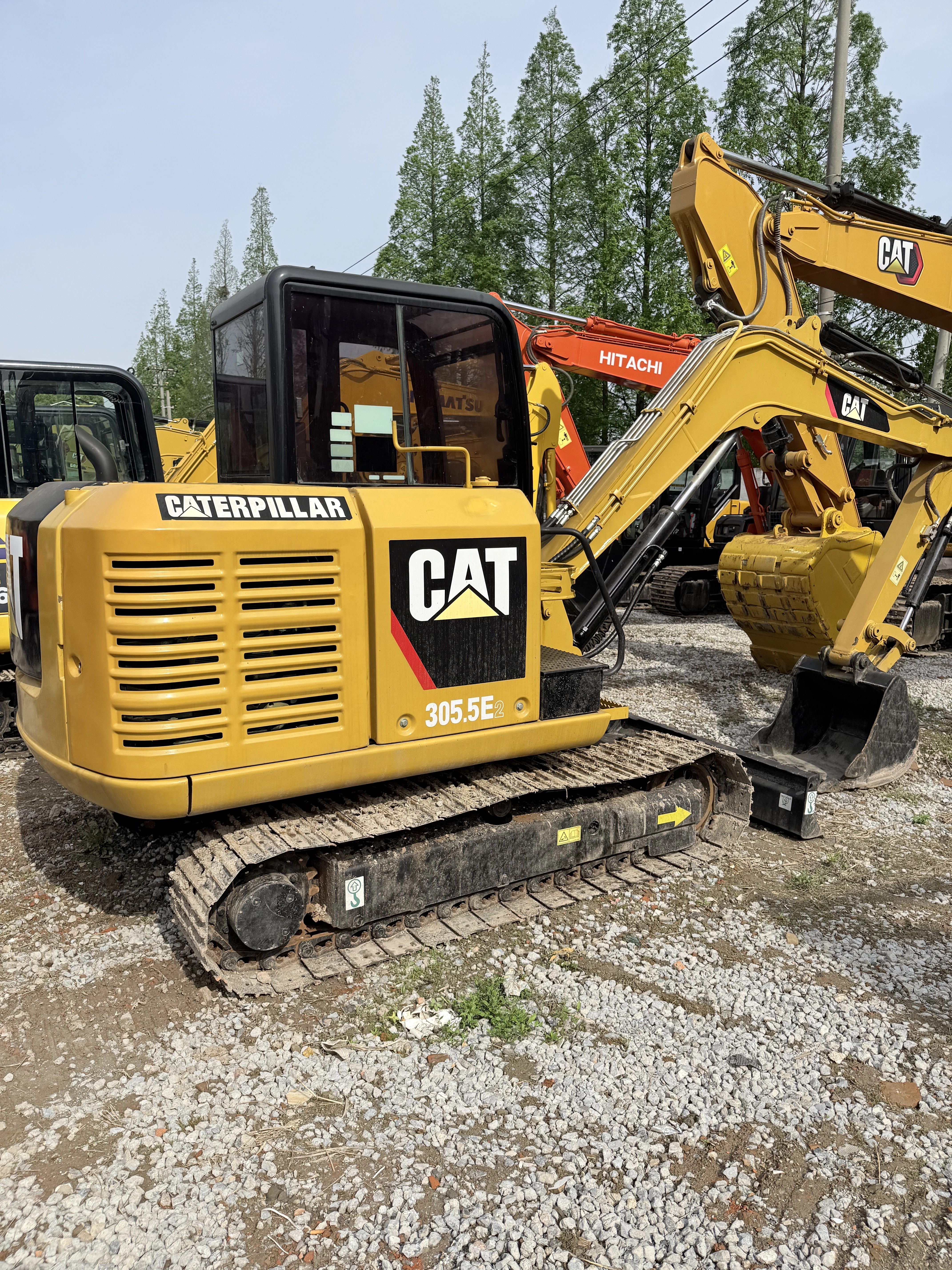 2023 CAT 305.5E2 Used Excavator Mini 5.5 Tons Secondhand Hydraulic Crawler Digger High Quality in Shanghai Chidi 1