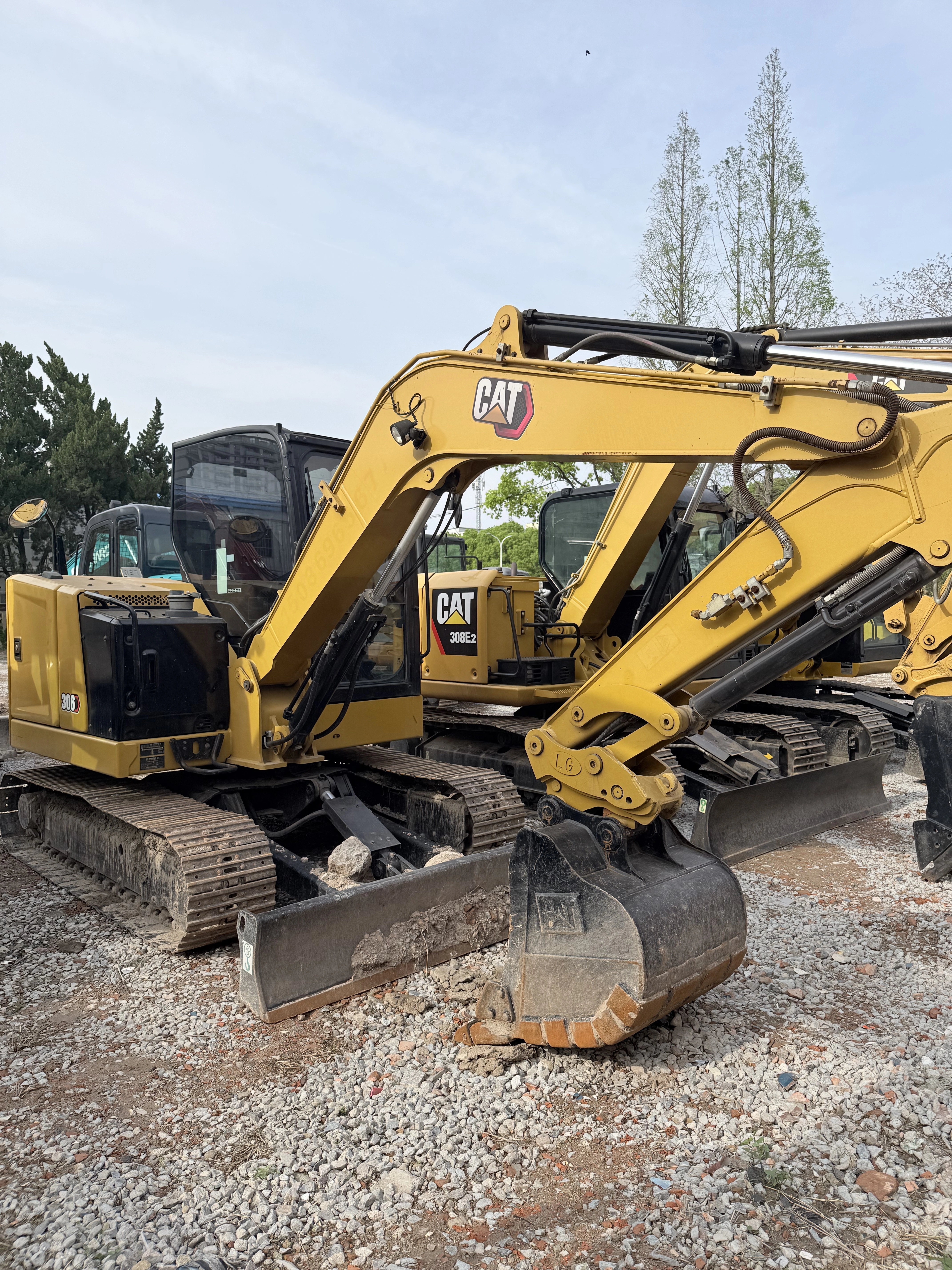2020 CAT 306 Used Excavator Mini 6 Tons Secondhand Hydraulic Crawler Digger High Quality in Shanghai Yard 1