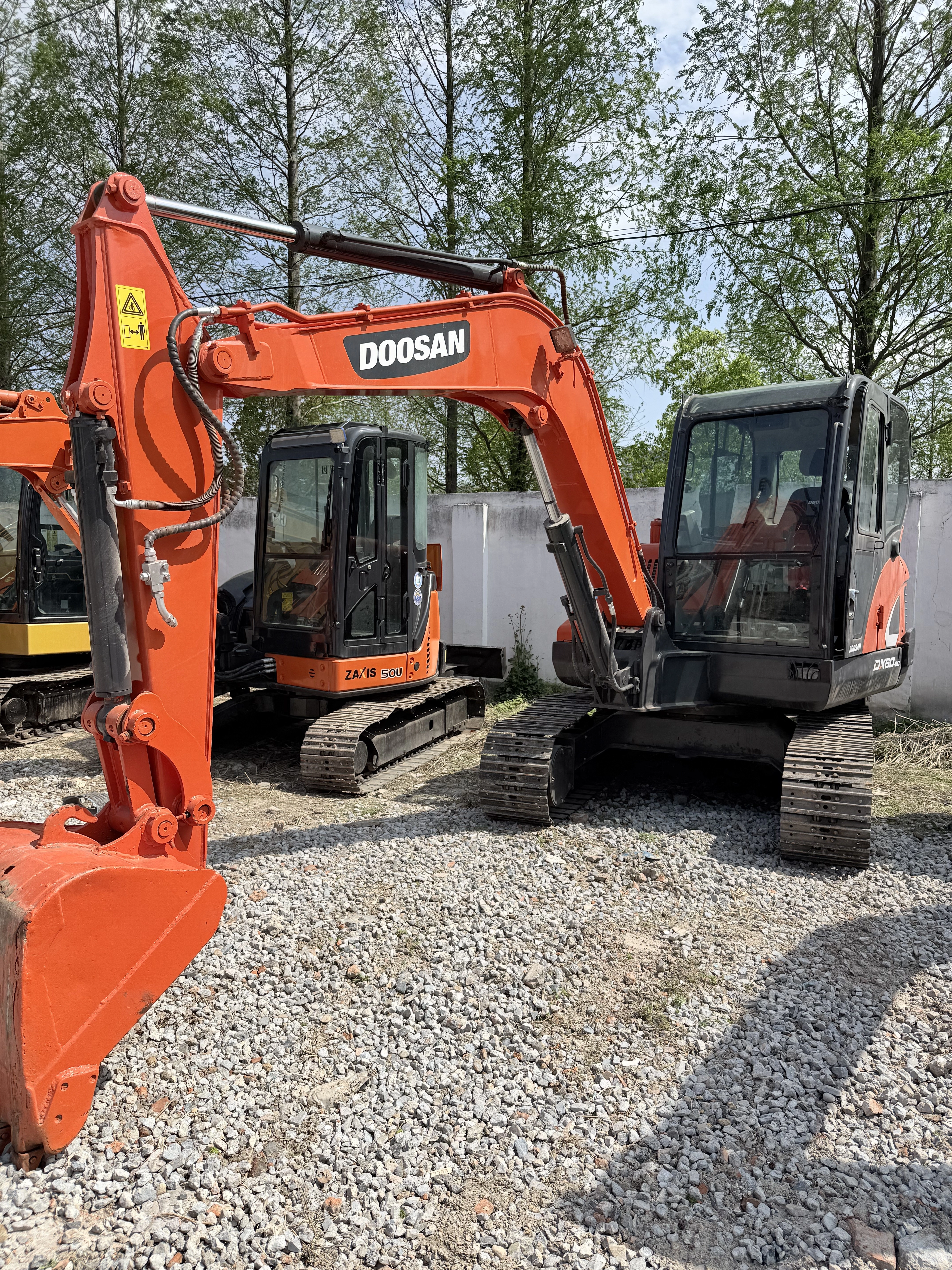 2023 DOOSAN DX60-9C Used Excavator 6 Tons Secondhand Hydraulic Crawler Digger High Quality in Shanghai Yard 1