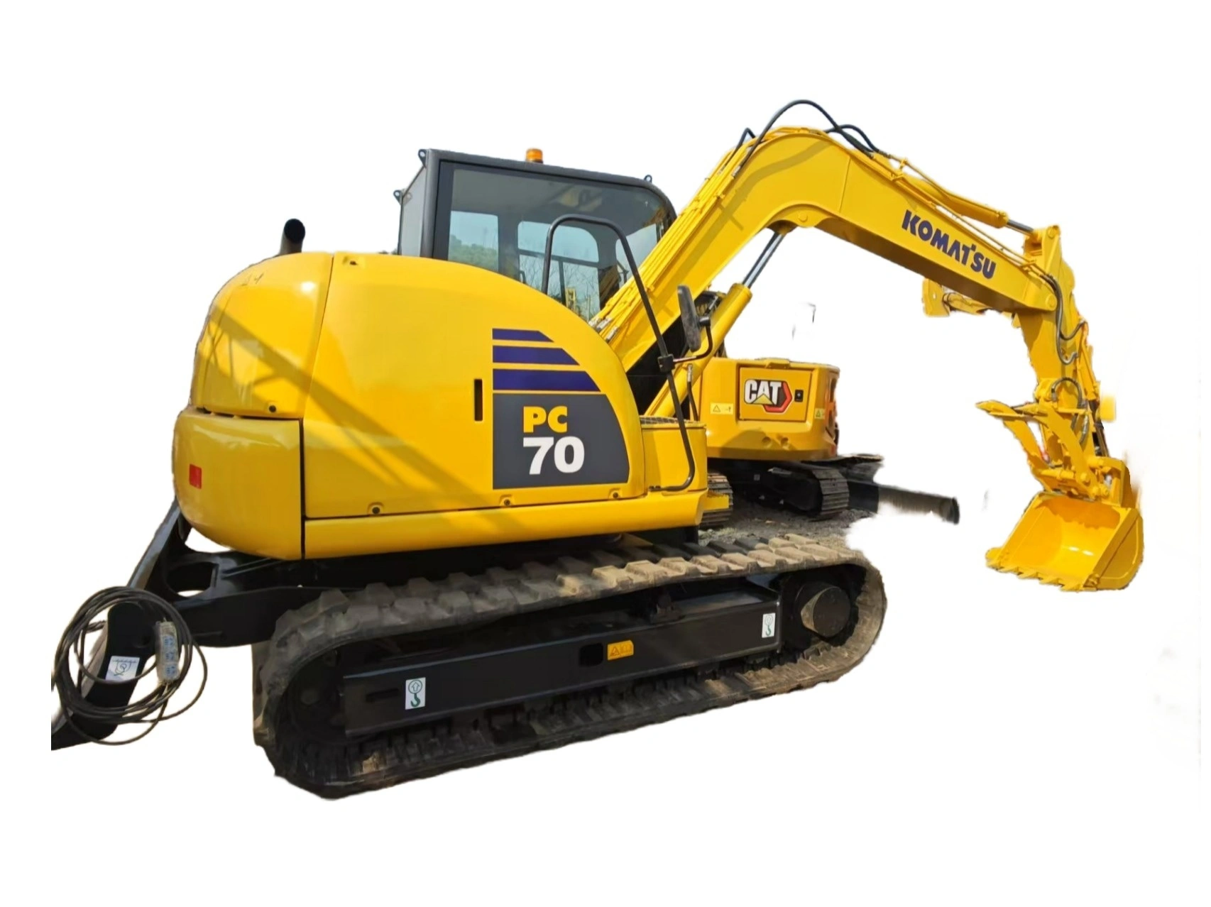 Excavatrice d'occasion 2020 Komatsu PC70 PC70-8 PC70US Excavatrice de robottes avec bon état 1