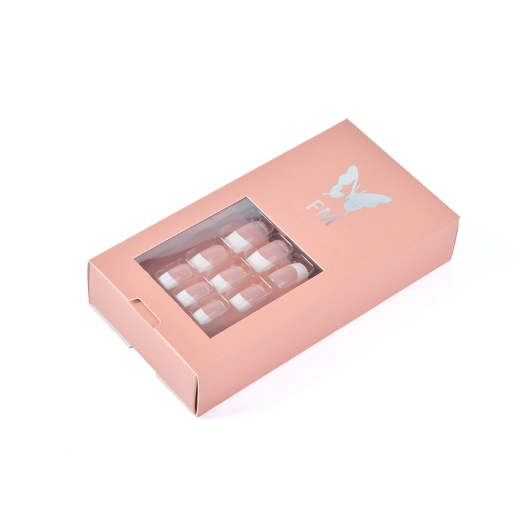 Caja deslizante de empaque de parche de uñas falsas 1