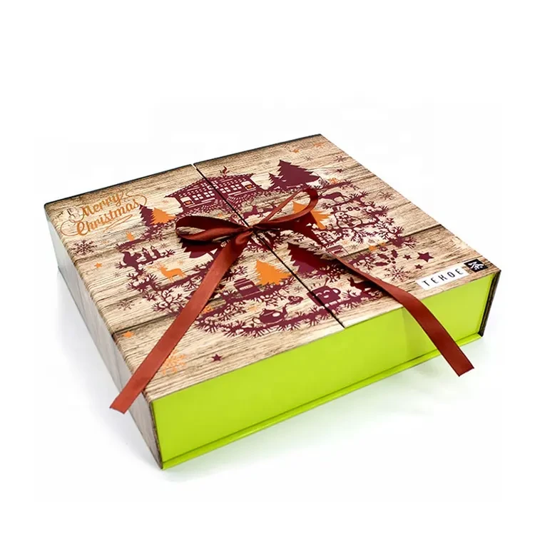Calendario de adviento de doble puerta caja de regalo 1