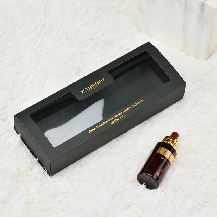 Sliding Out Kraft Paper Essential Oil Packaging Box 1