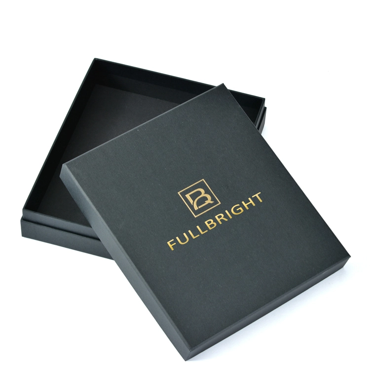 Gold Foil Logo Jewelry Packaging Paper Box 1
