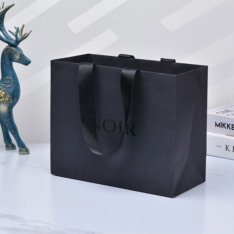 High Quality Black Kraft Paper Bag for Packaging 1