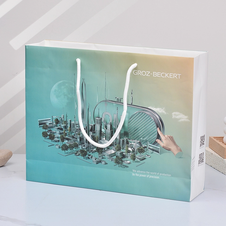 Customized Enterprise Promotional Hand-held Paper Bags 1
