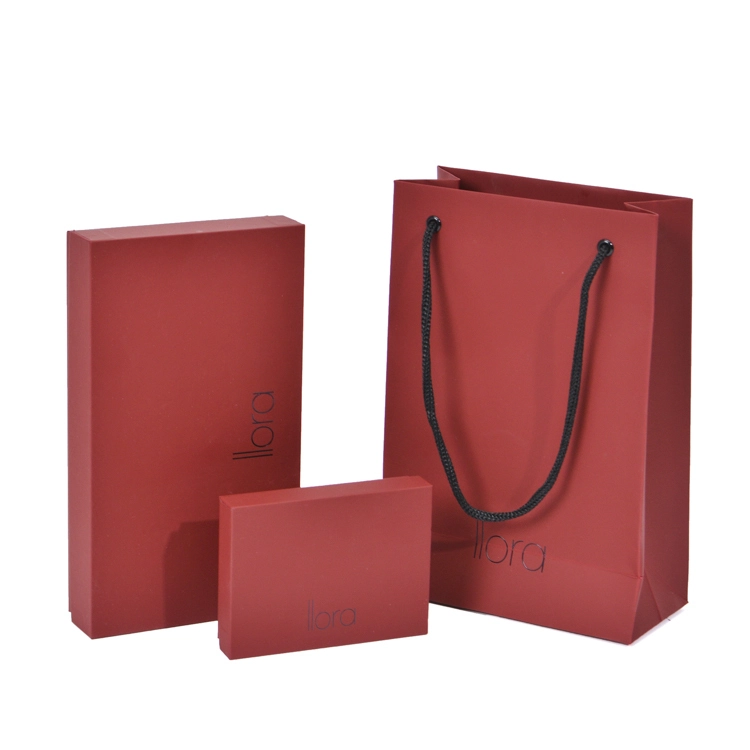 Custom Jewelry Packaging Box with Carry Bag 1