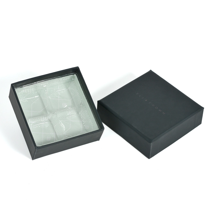 Custom Rigid Art Paper Lid and Base Chocolate Gift Box 1