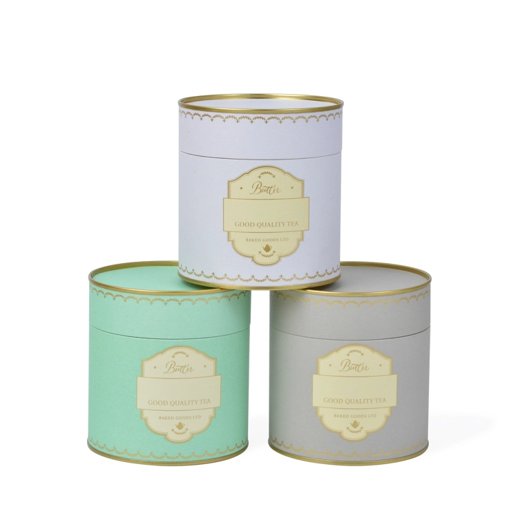 Custom Paper Tube Cylindrical Tea Packaging Box 1