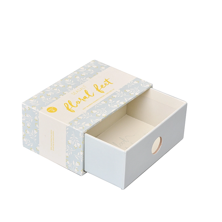 Caja de regalo con cajón personalizada para empaquetar joyas 1