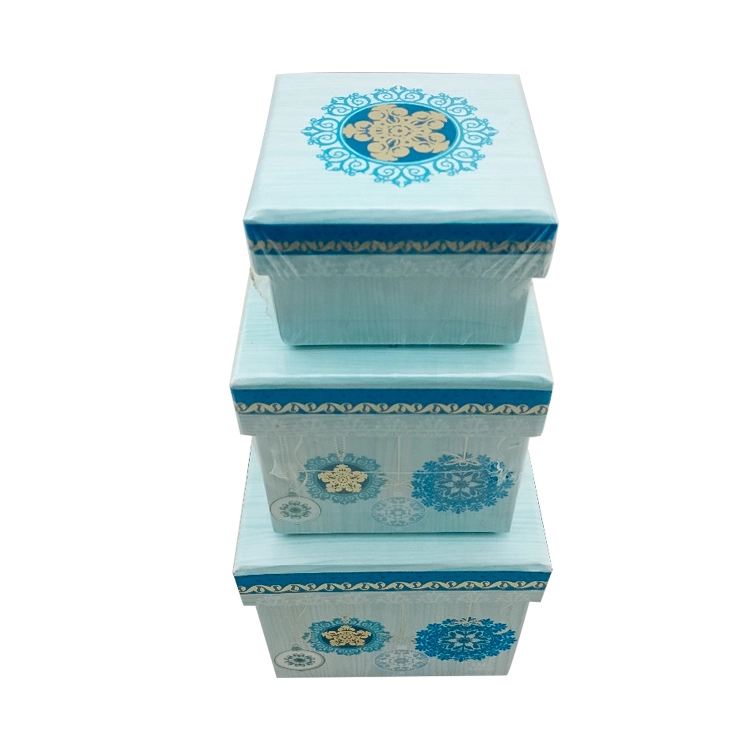 صندوق هدايا فاخر من الورق المقوى الذهبي مخصص للهدايا 1