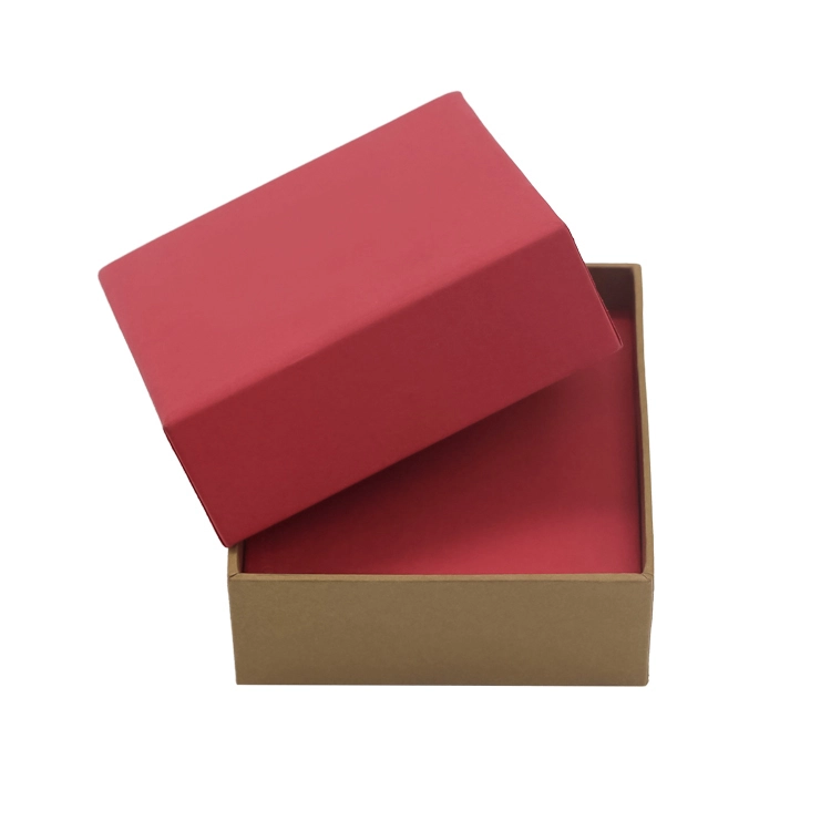 Caja de papel para embalaje de joyería con tapa y base personalizadas 1