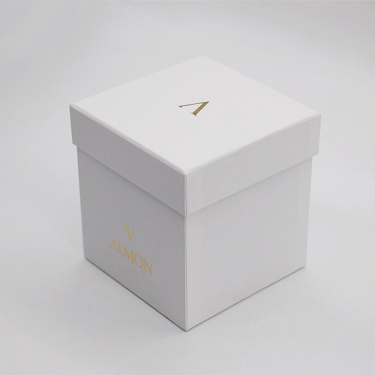 Customized Gold Foil Logo Rigid Paper Box for Gift 1