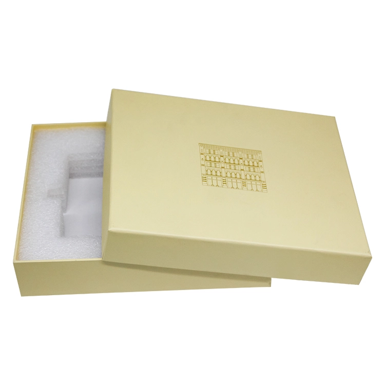 Hộp quà tặng giấy có nắp và đế tùy chỉnh kèm miếng bọt biển 1