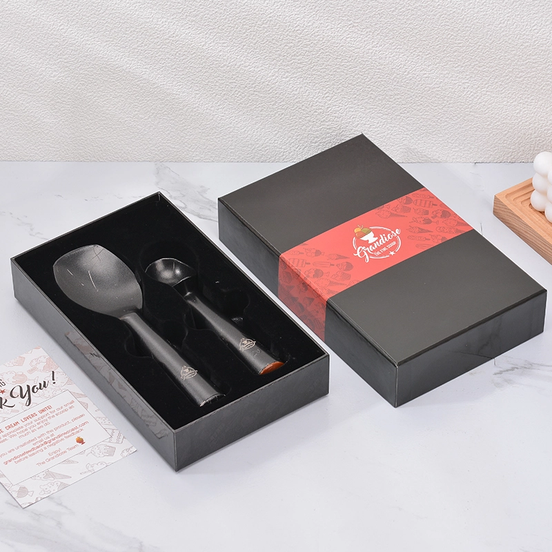 Custom Lid and Base Tableware Coated Paper Gift Box 1