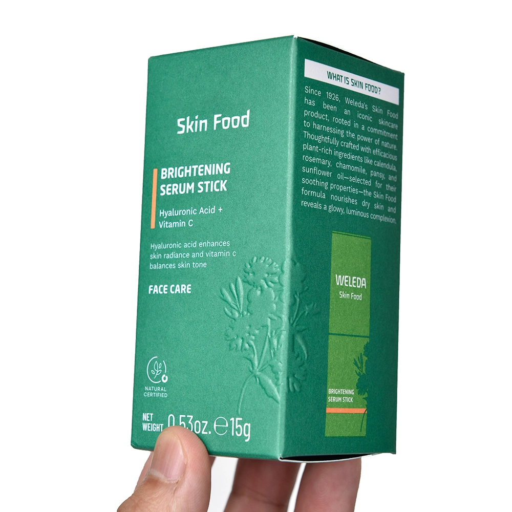 Customized Embossed Folding Kraft Paper Box for Cosmetic Packing 1