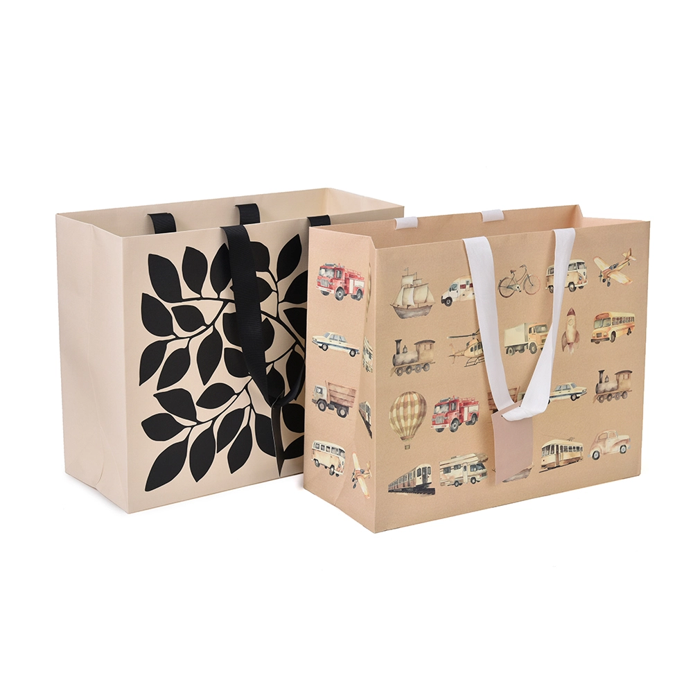 Custom Sustainable Packaging Kraft Paper Gift Bag 1
