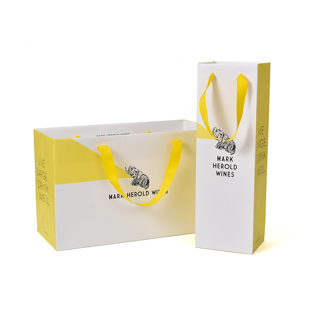Customized Size Design Printing Logo Coated Paper Packaging Bag 1