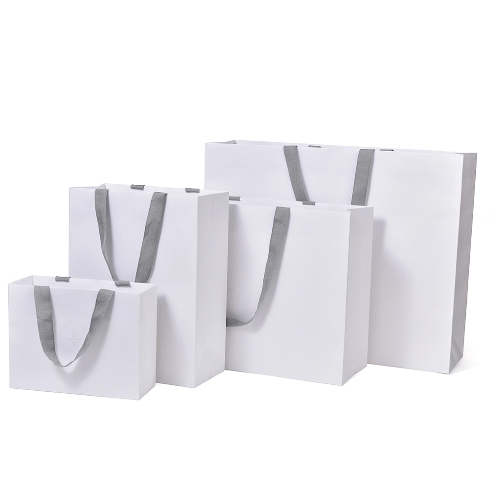 様々なサイズの白い板紙の包装袋をカスタマイズ 1