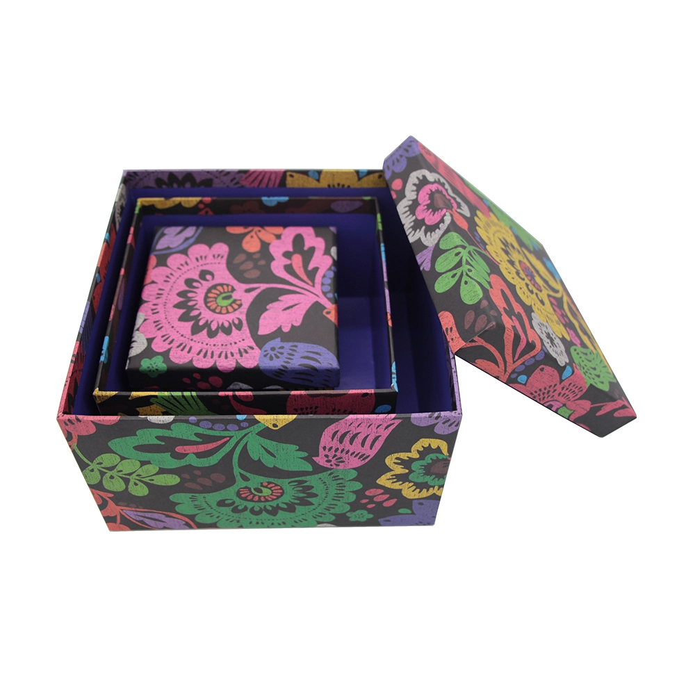 Customized Lid & Base Rigid Cardboard Gift Packaging Box 1