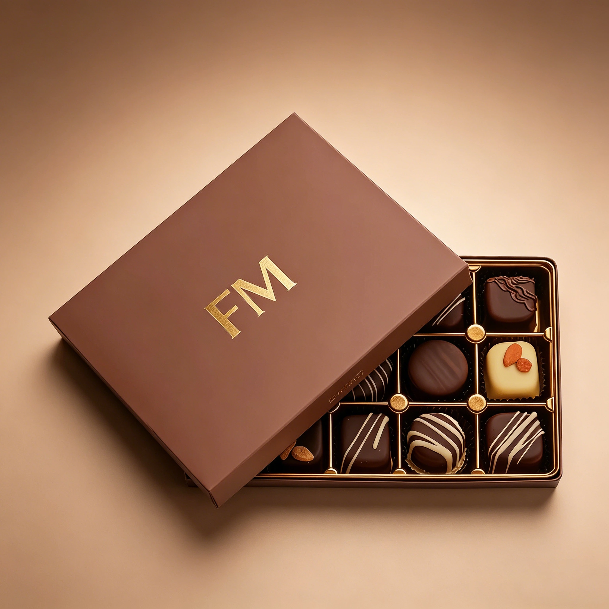 Custom personalized design chocolate gift box with logo 1