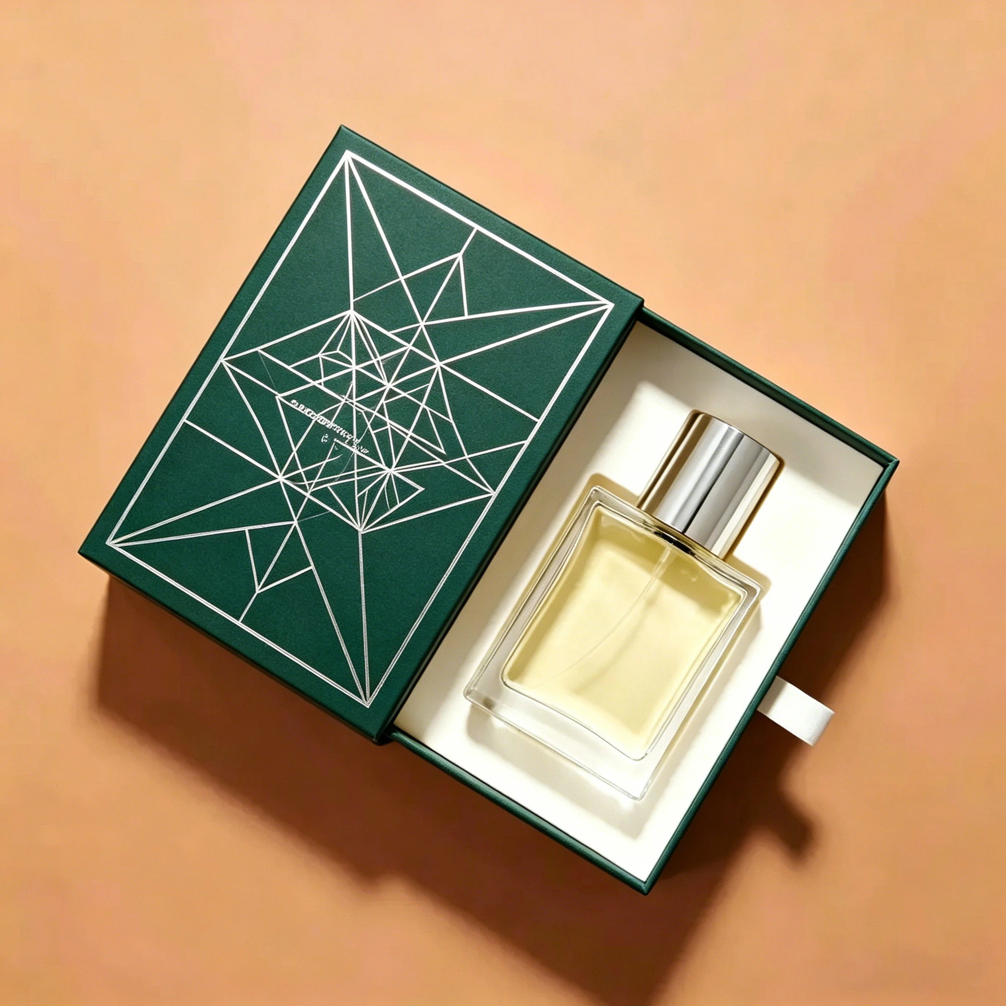 Caja de regalo de cartón rígido personalizada con cajón para perfumes 1